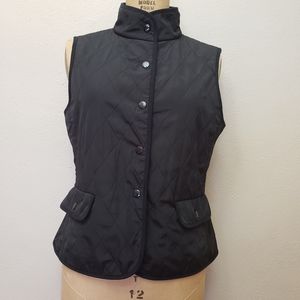 Talbots Petites Quilted Vest Small